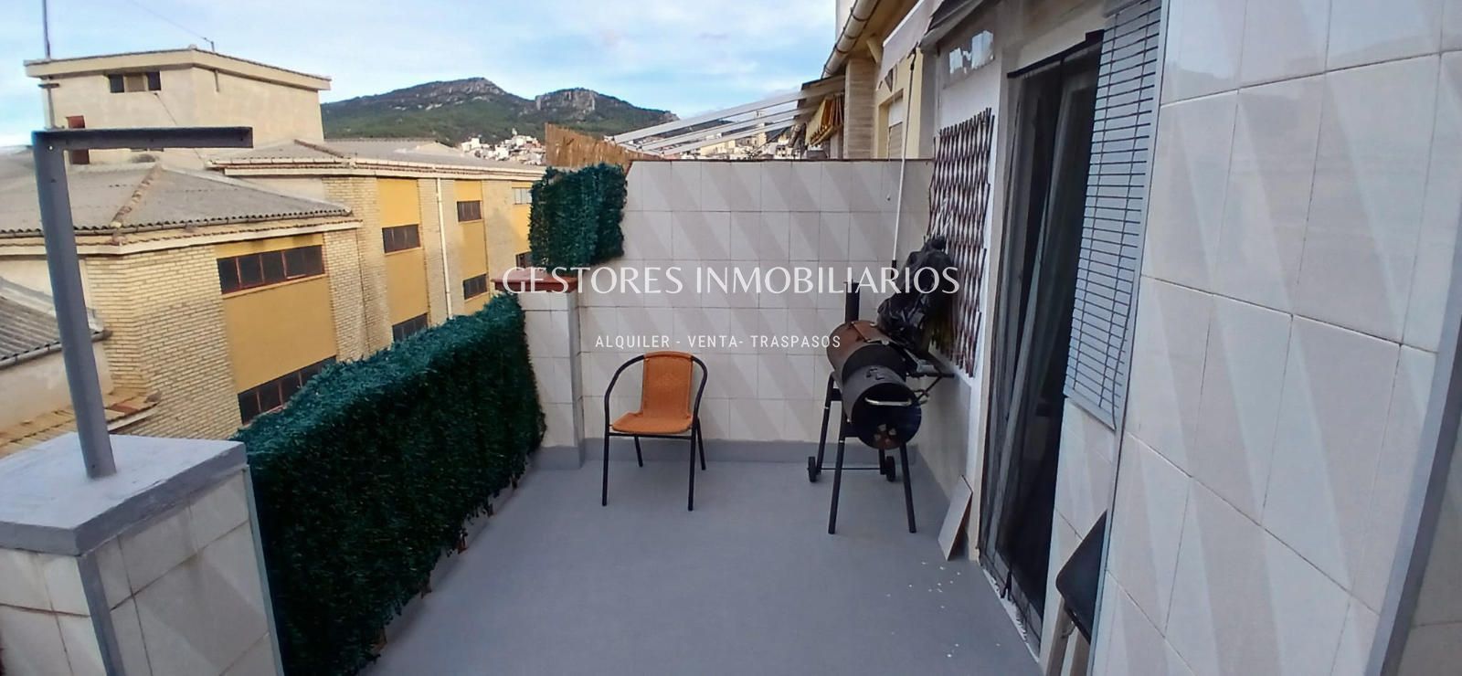Terrace of Attic for sale in Alcoy / Alcoi  with Air Conditioner, Terrace and Storage room