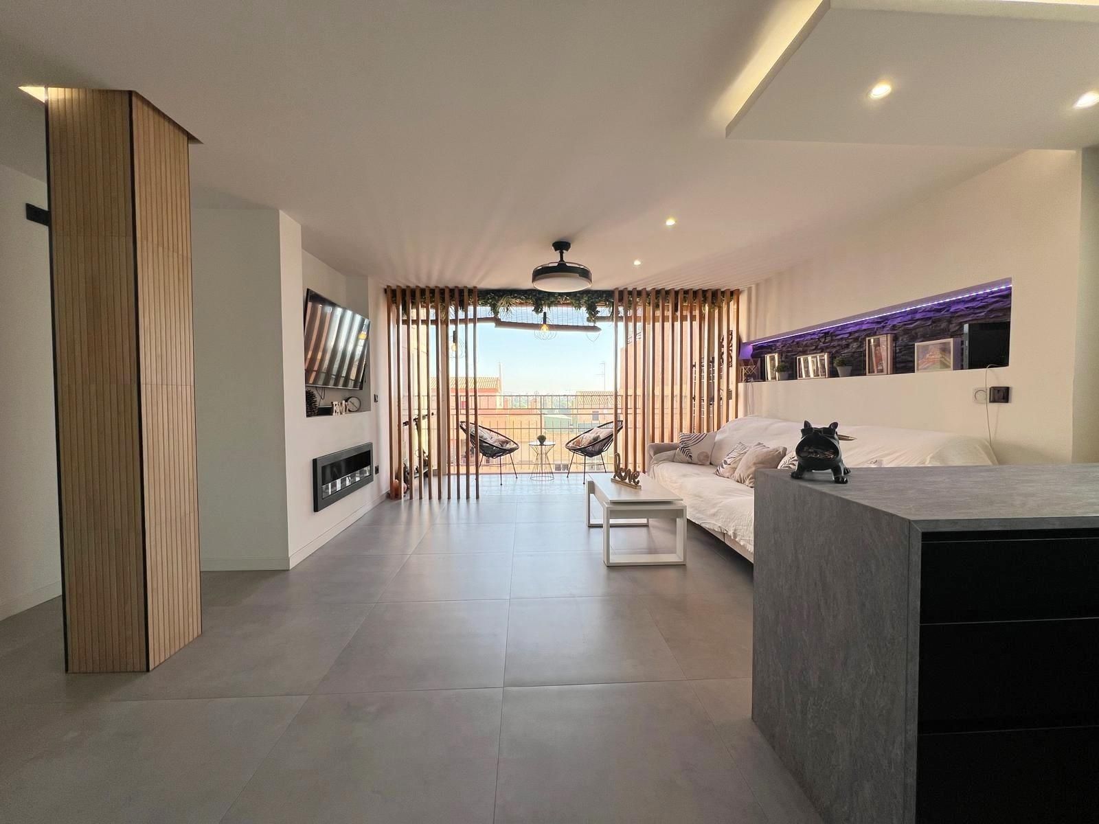 Sala d'estar de Pis en venda en Elche / Elx amb Balcó