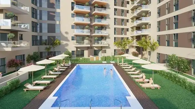 Swimming pool of Flat for sale in Roquetas de Mar  with Terrace and Community pool