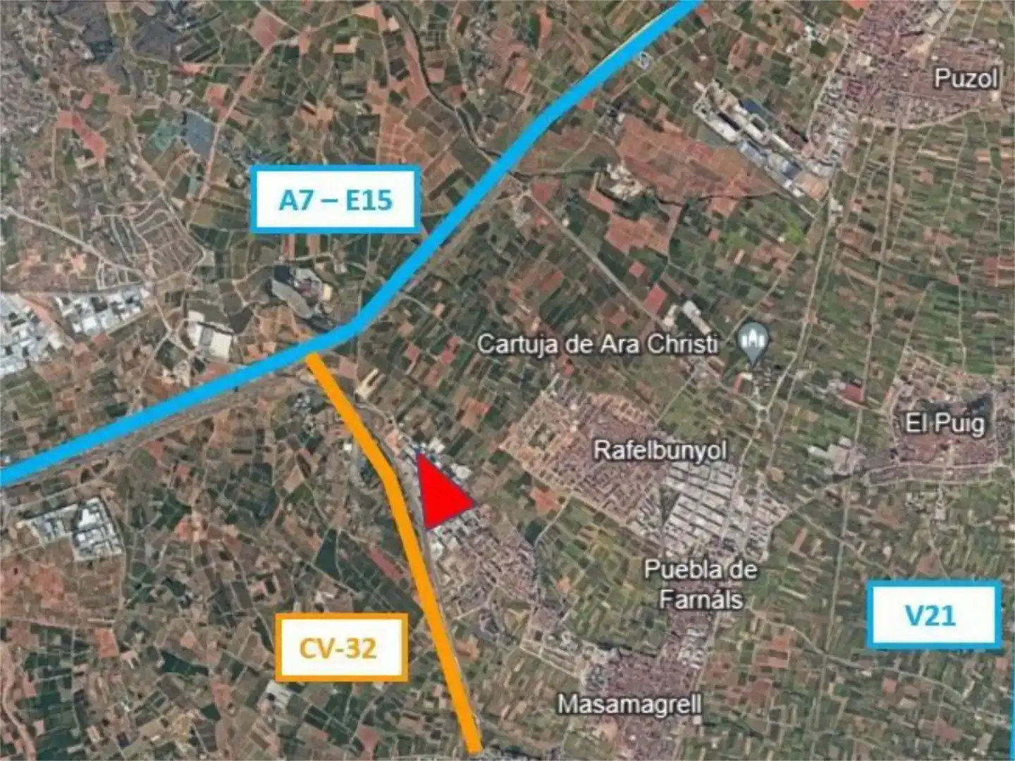 Terreno industrial en venta en Massamagrell, Valencia