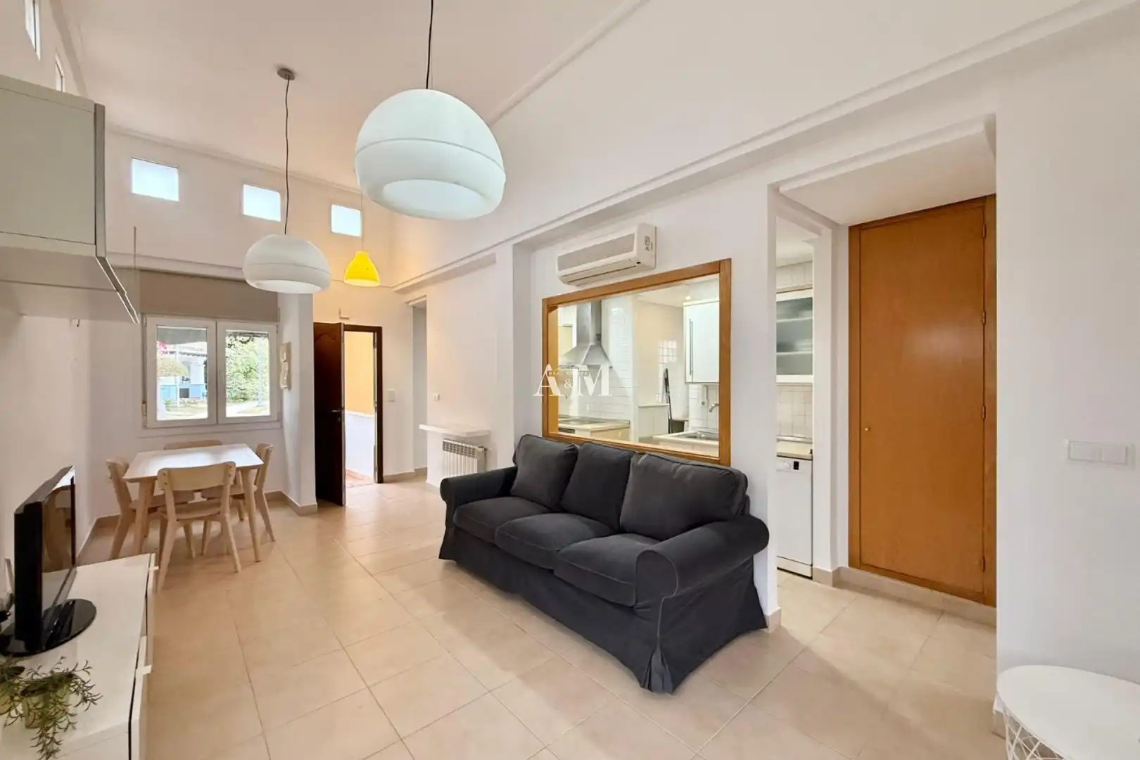 Sala d'estar de Casa o xalet de lloguer en Torre-Pacheco amb Calefacció, Jardí privat i Terrassa