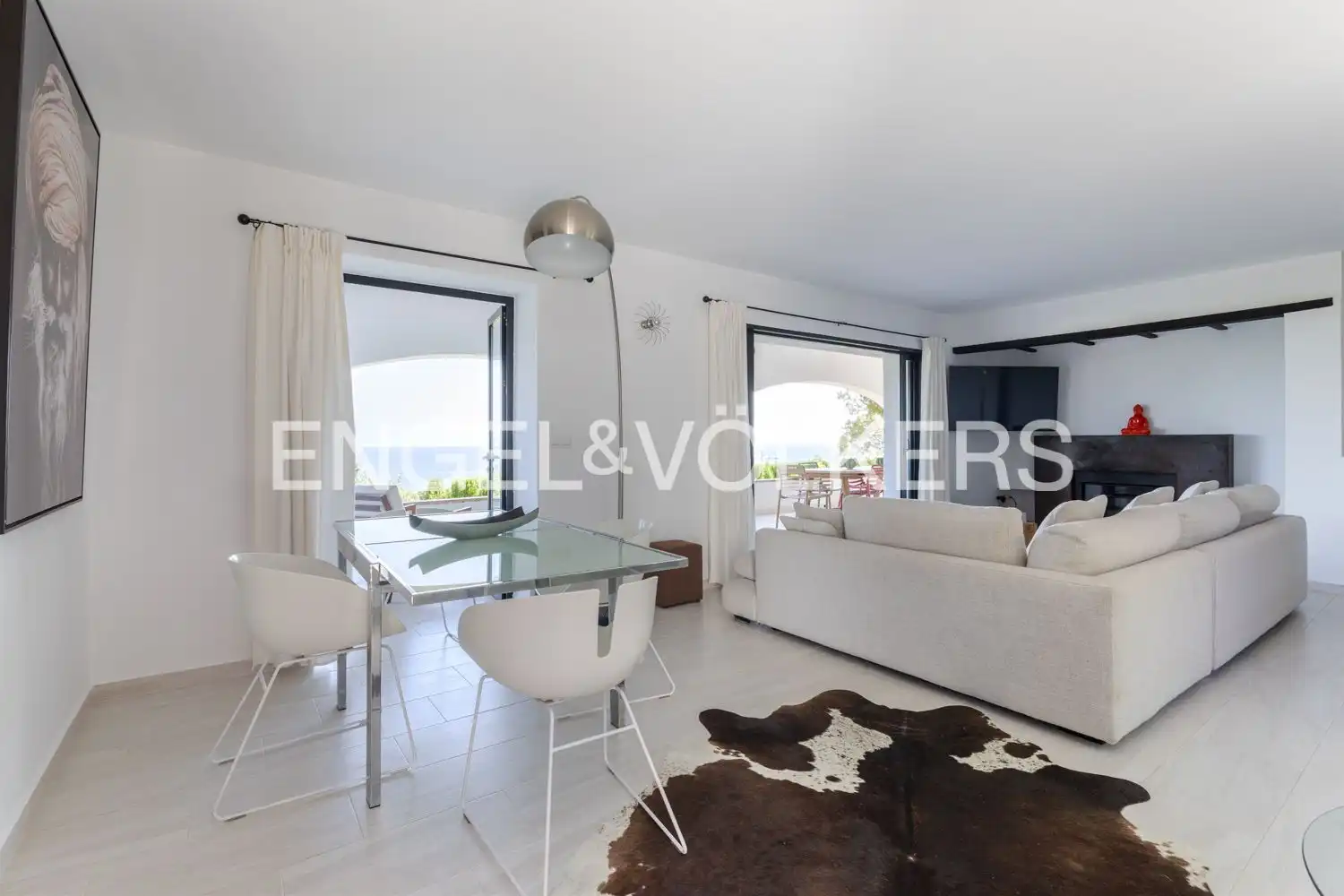 Sala d'estar de Casa o xalet en venda en Dénia amb Aire condicionat, Calefacció i Jardí privat