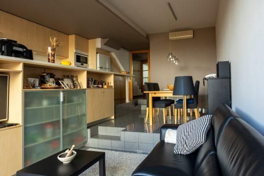 Living room of Single-family semi-detached for sale in Figueres  with Heating