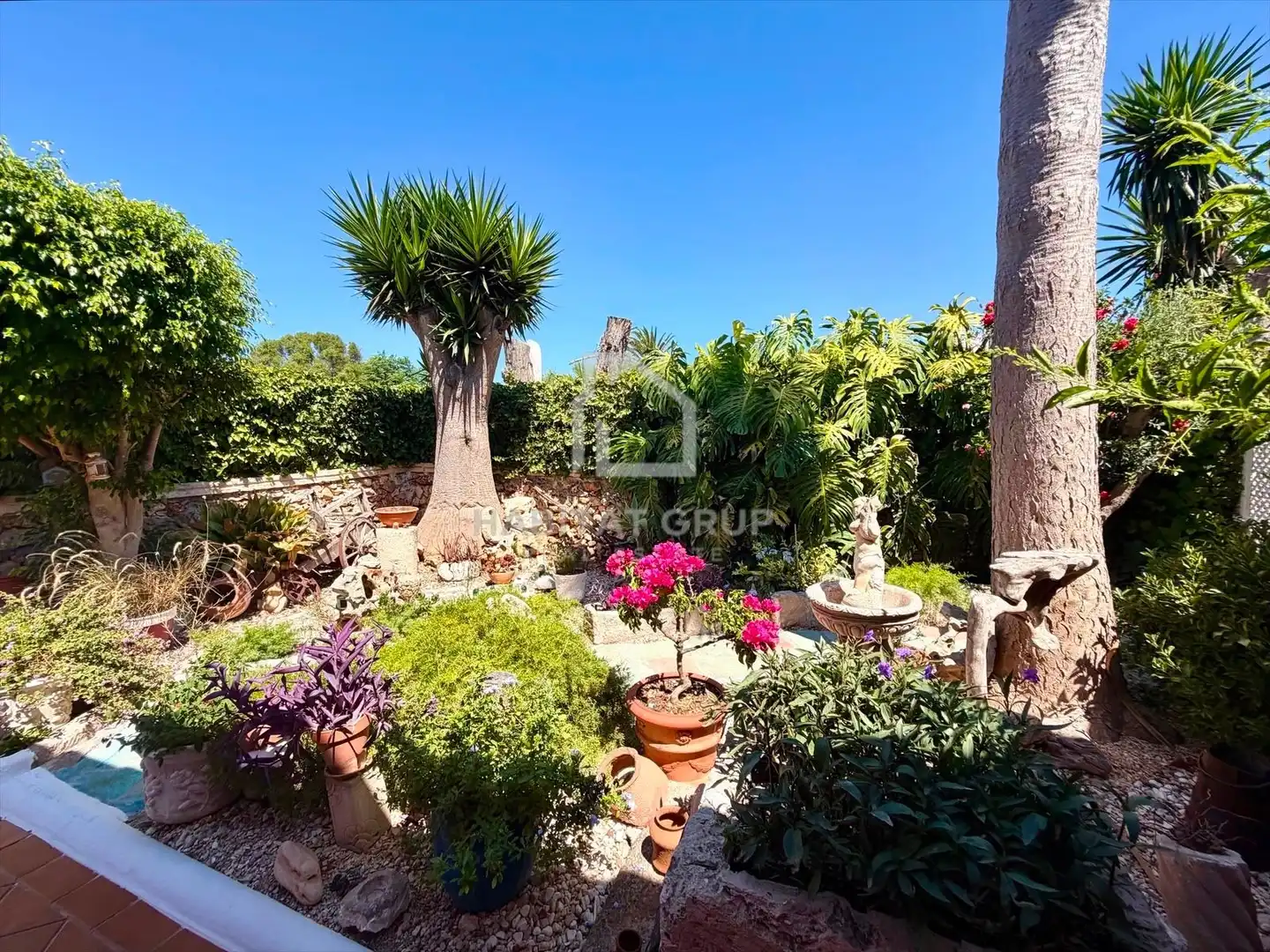 Garden of Houses for sale in Sant Lluís  with Air Conditioner, Heating and Private garden