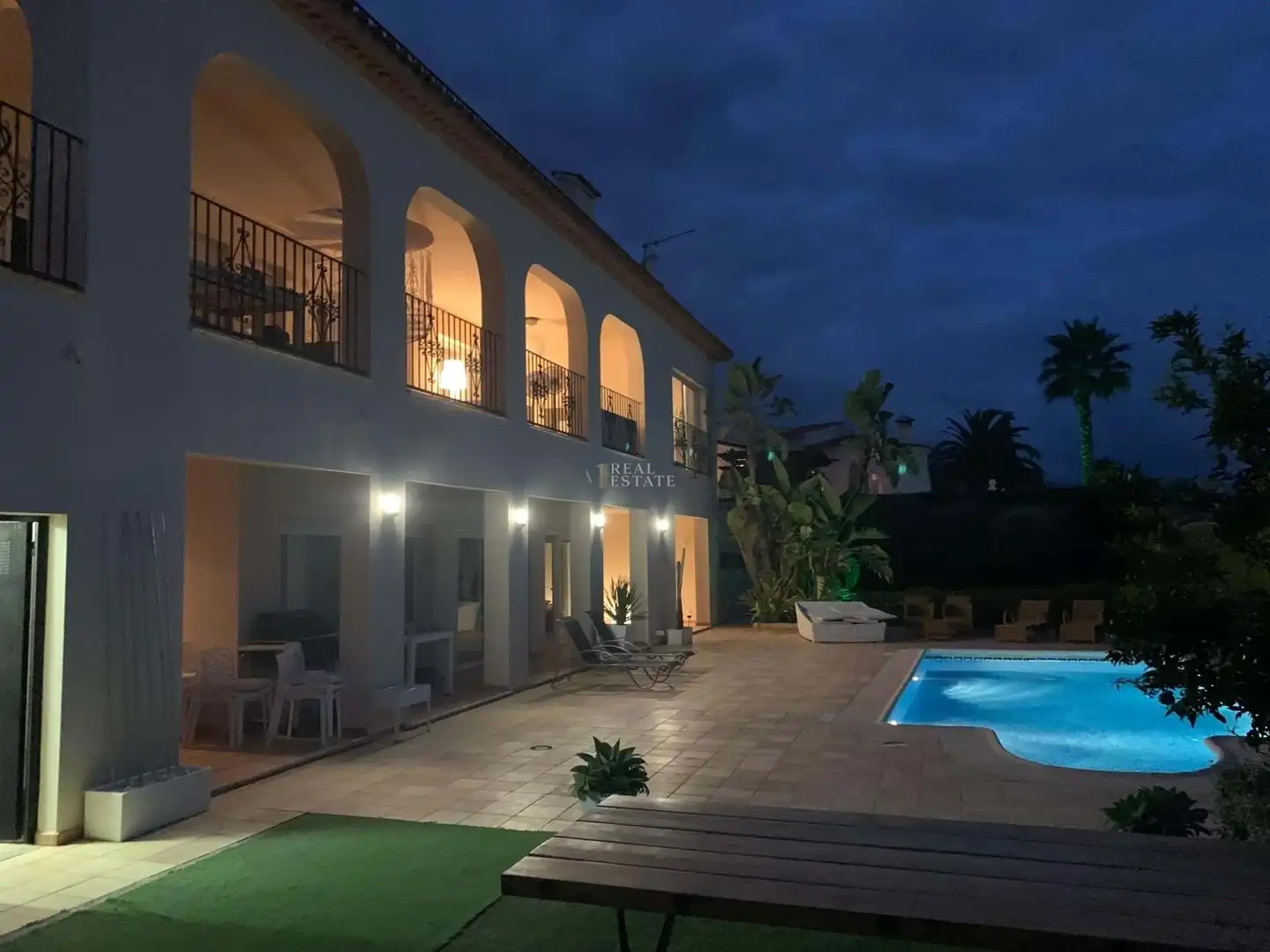 Garden of Houses for sale in L'Alfàs del Pi  with Air Conditioner, Terrace and Storage room