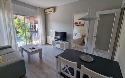Sala d'estar de Pis de lloguer en  Barcelona Capital amb Aire condicionat, Calefacció i Parquet