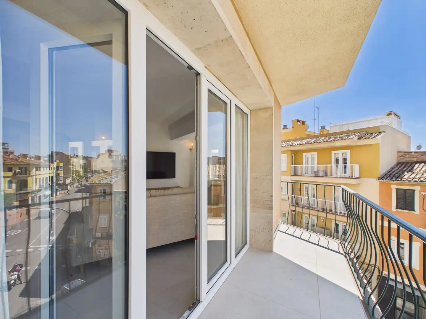 Terrassa de Apartament de lloguer en  Palma de Mallorca amb Aire condicionat i Moblat