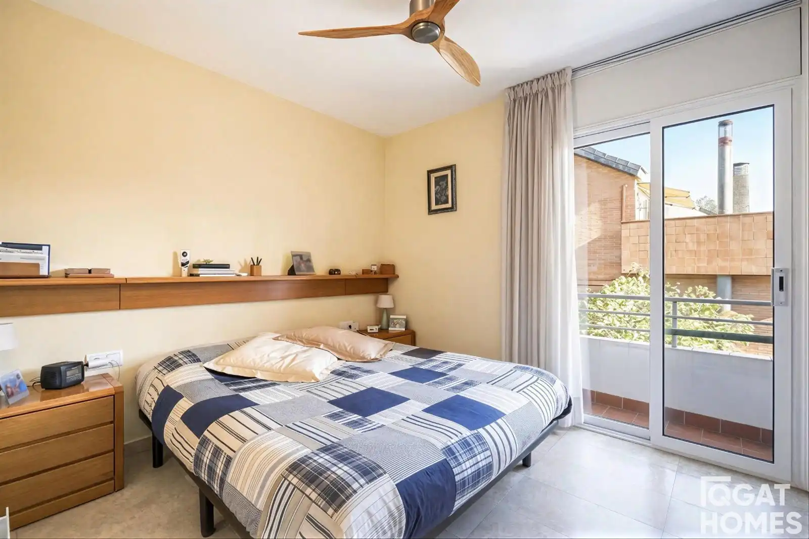 Dormitori de Casa adosada en venda en Sant Cugat del Vallès amb Aire condicionat, Calefacció i Terrassa
