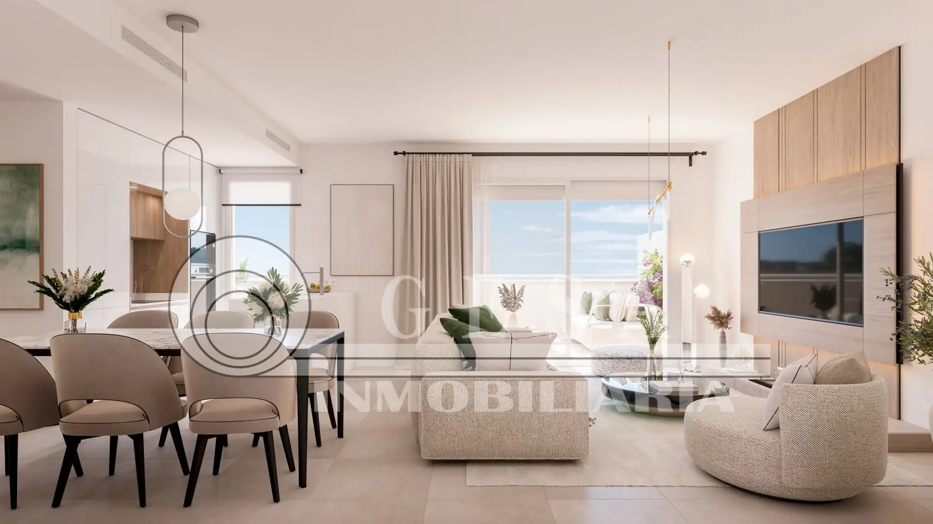Living room of Flat for sale in Vélez-Málaga  with Air Conditioner, Heating and Terrace