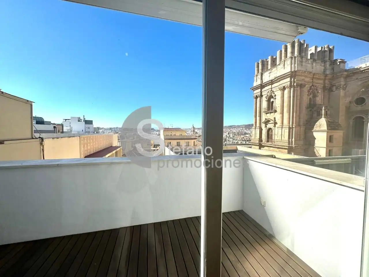 Terraza de Ático de alquiler en Málaga con Aire acondicionado, Calefacción y Parquet
