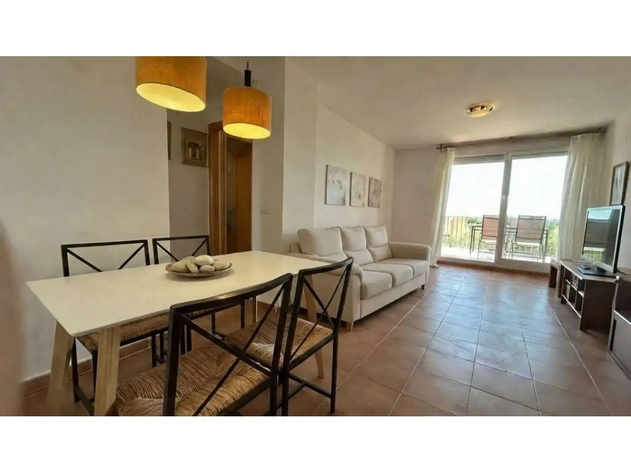 Sala de estar de Apartamento en venta en San Jorge / Sant Jordi con Aire acondicionado, Calefacción y Terraza