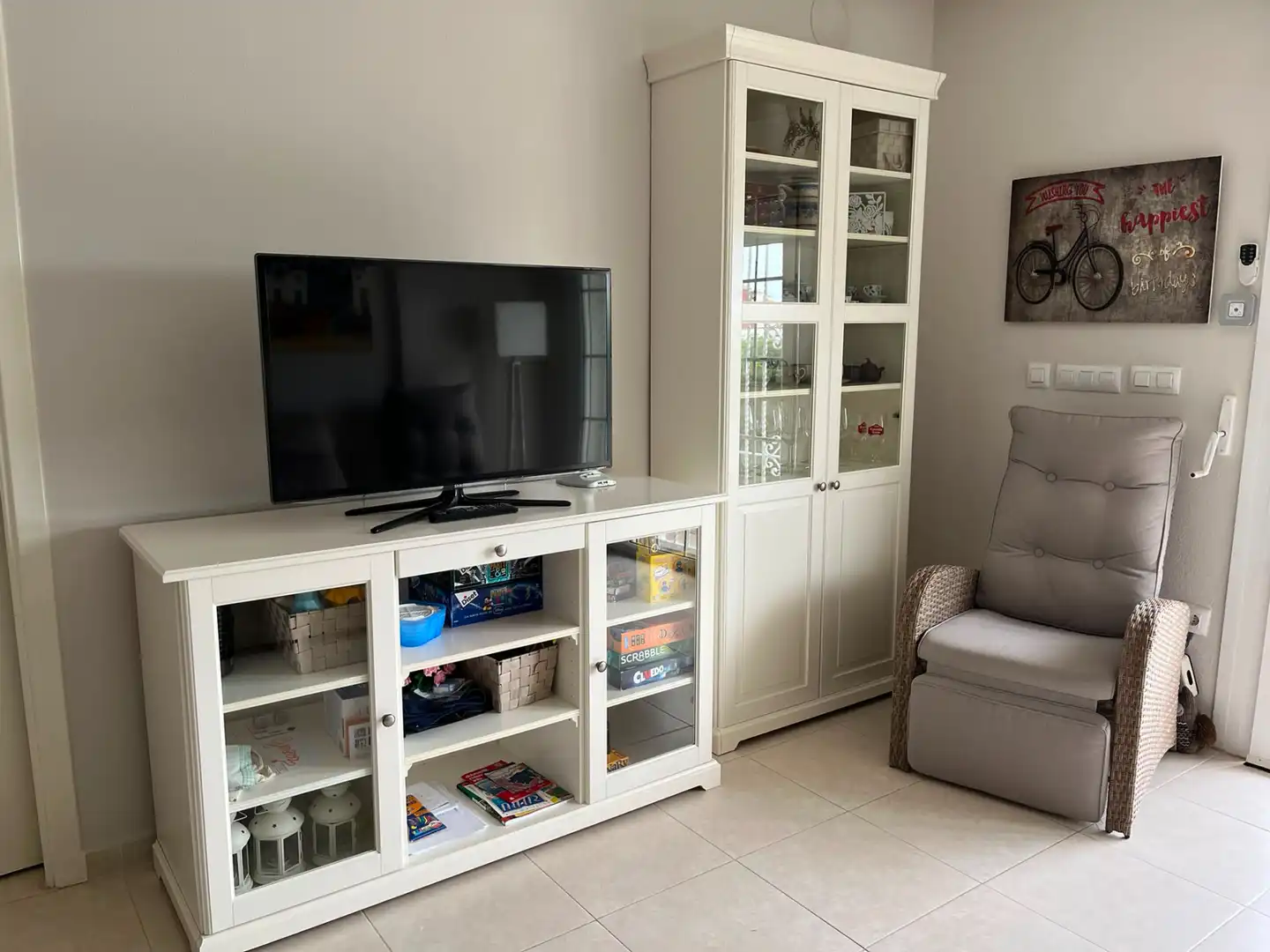 Sala de estar de Casa adosada en venta en Los Alcázares con Aire acondicionado, Jardín privado y Terraza