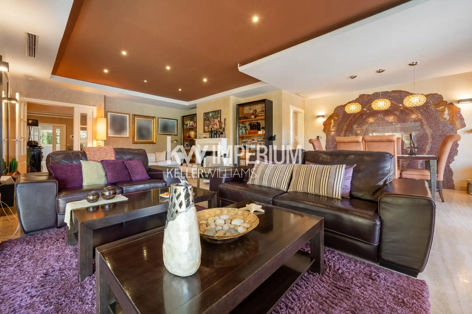 Living room of Houses for sale in Cambrils  with Air Conditioner, Private garden and Terrace