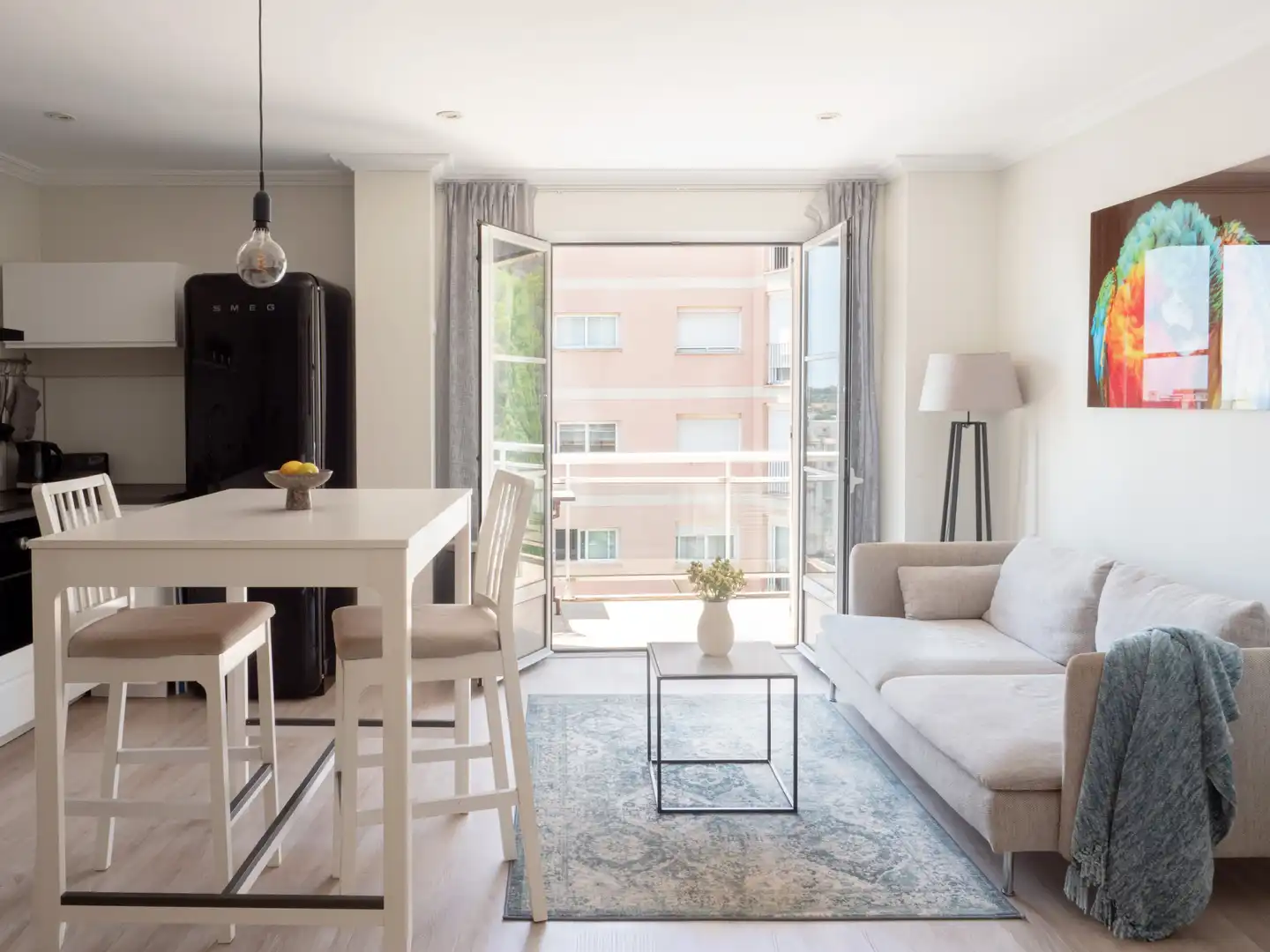 Sala d'estar de Apartament en venda en  Palma de Mallorca amb Aire condicionat, Terrassa i Piscina
