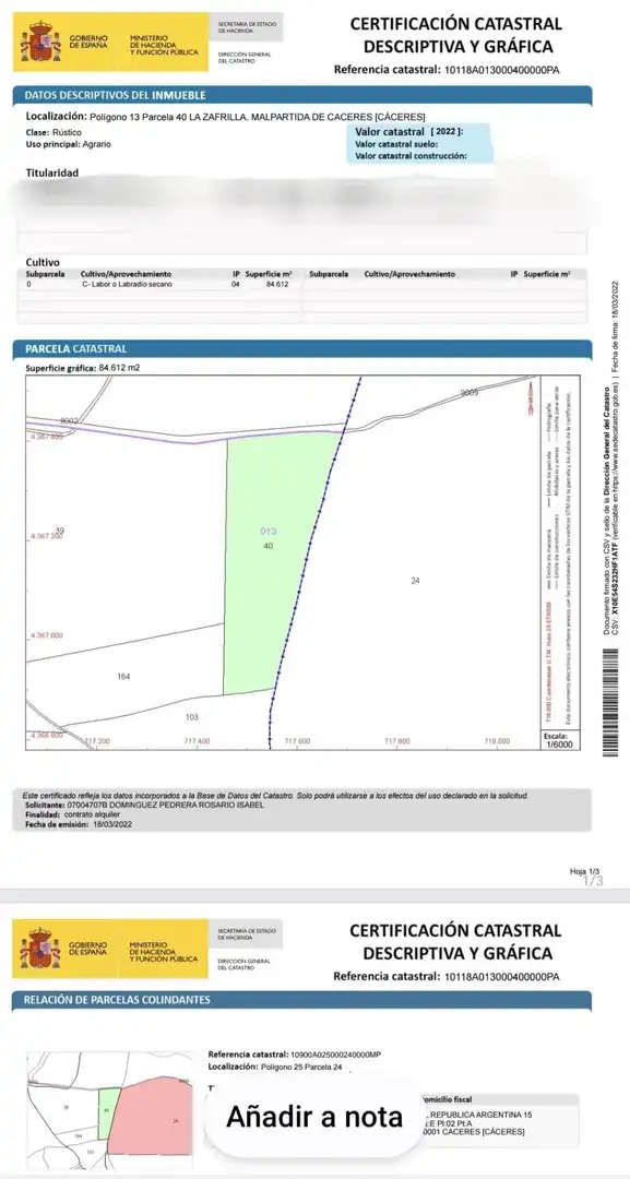 Terreno rustico in vendita a Malpartida de Cáceres, imagen 16