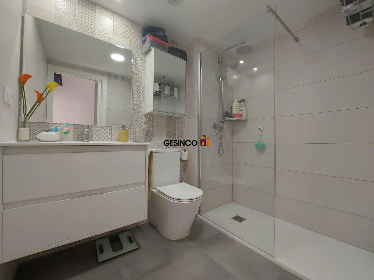 Badezimmer von Wohnung zum Verkauf in Xàtiva mit Klimaanlage, Terrasse und Abstellraum