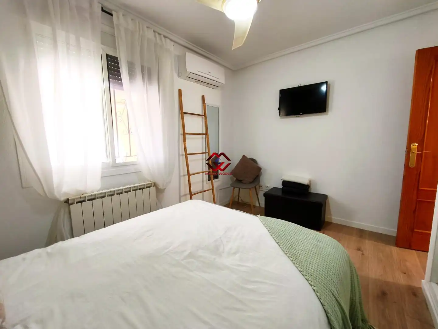Dormitori de Casa adosada en venda en Mazarrón amb Aire condicionat, Calefacció i Jardí privat