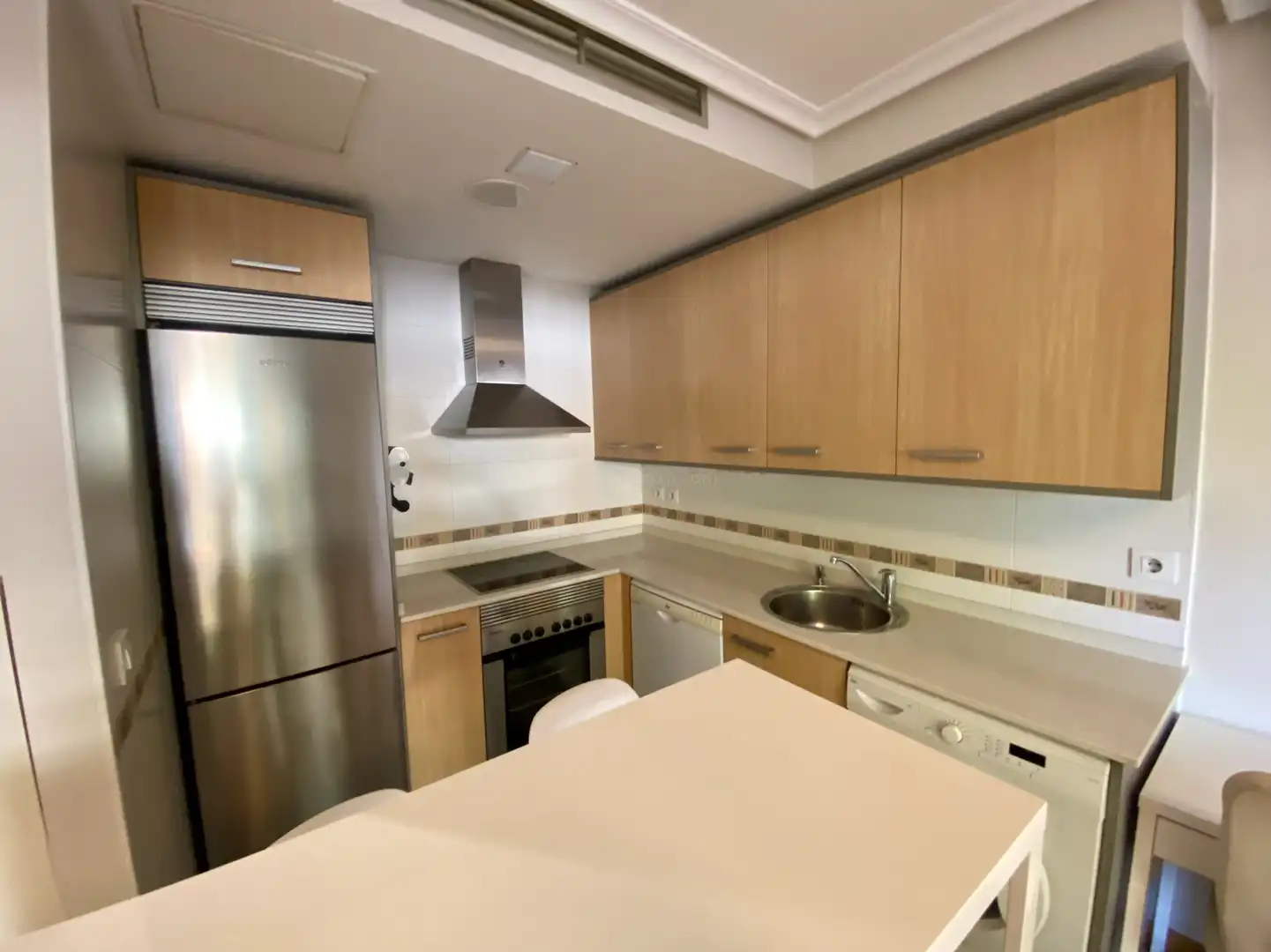 Kitchen of Flat for rent in  Logroño  with Air Conditioner, Heating and Private garden