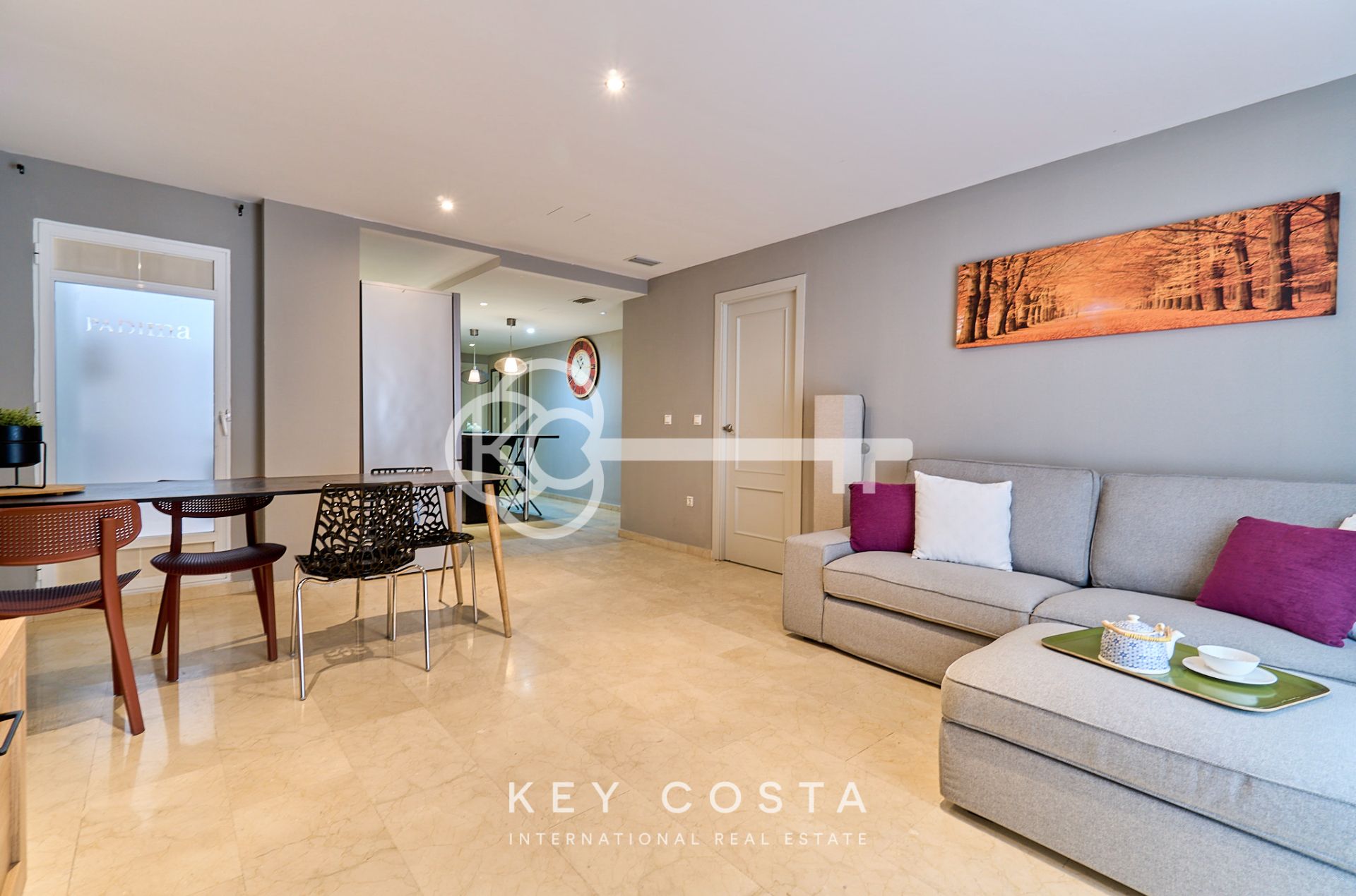 Living room of Flat to rent in Alicante / Alacant  with Air Conditioner and Furnished