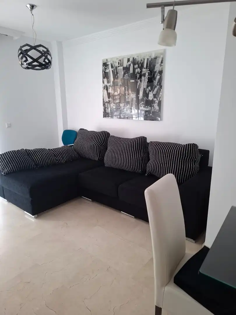 Living room of Apartments for rent in Estepona  with Air Conditioner and Terrace