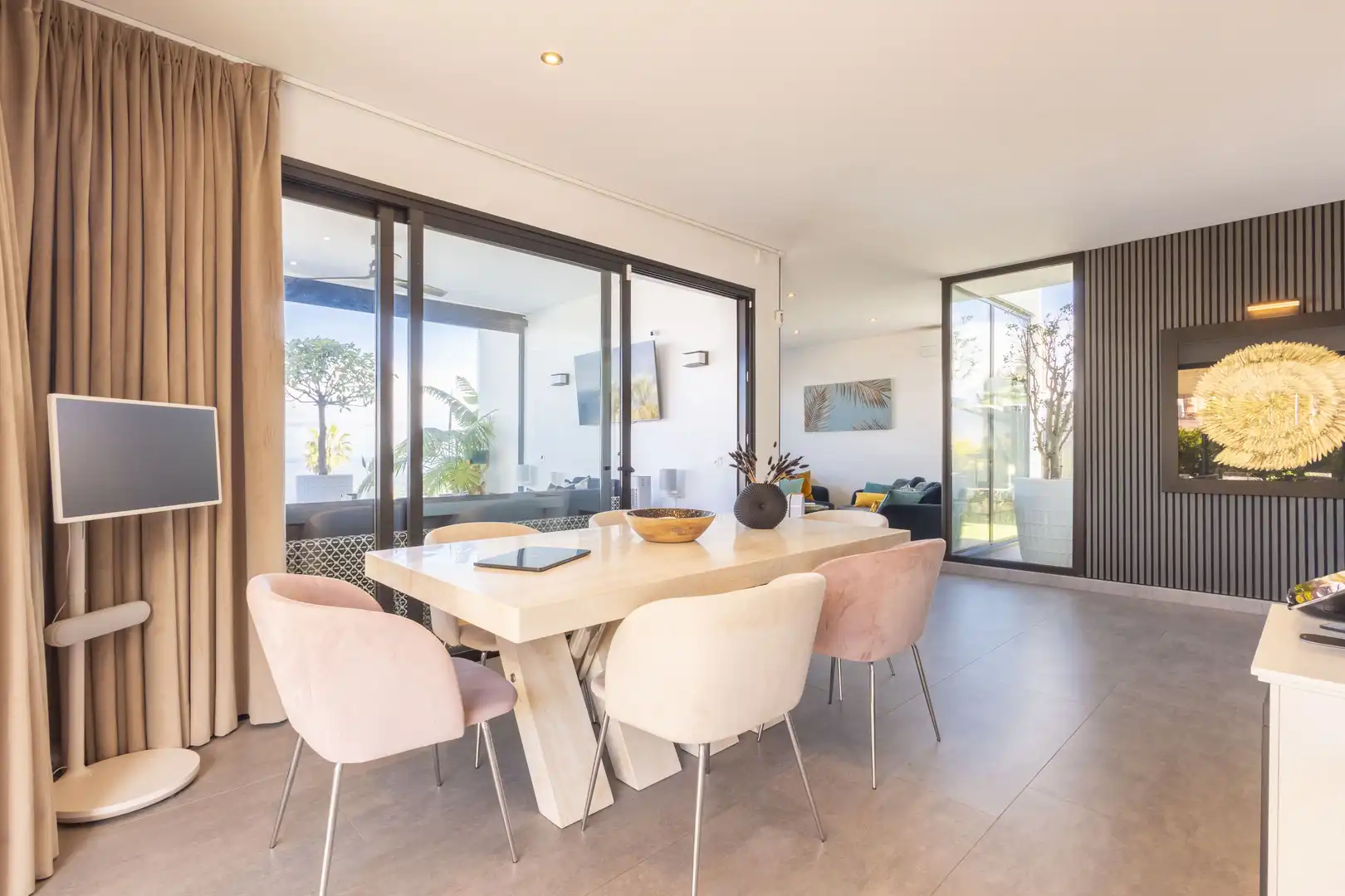 Dining room of Houses for sale in Santa Úrsula  with Air Conditioner, Heating and Private garden