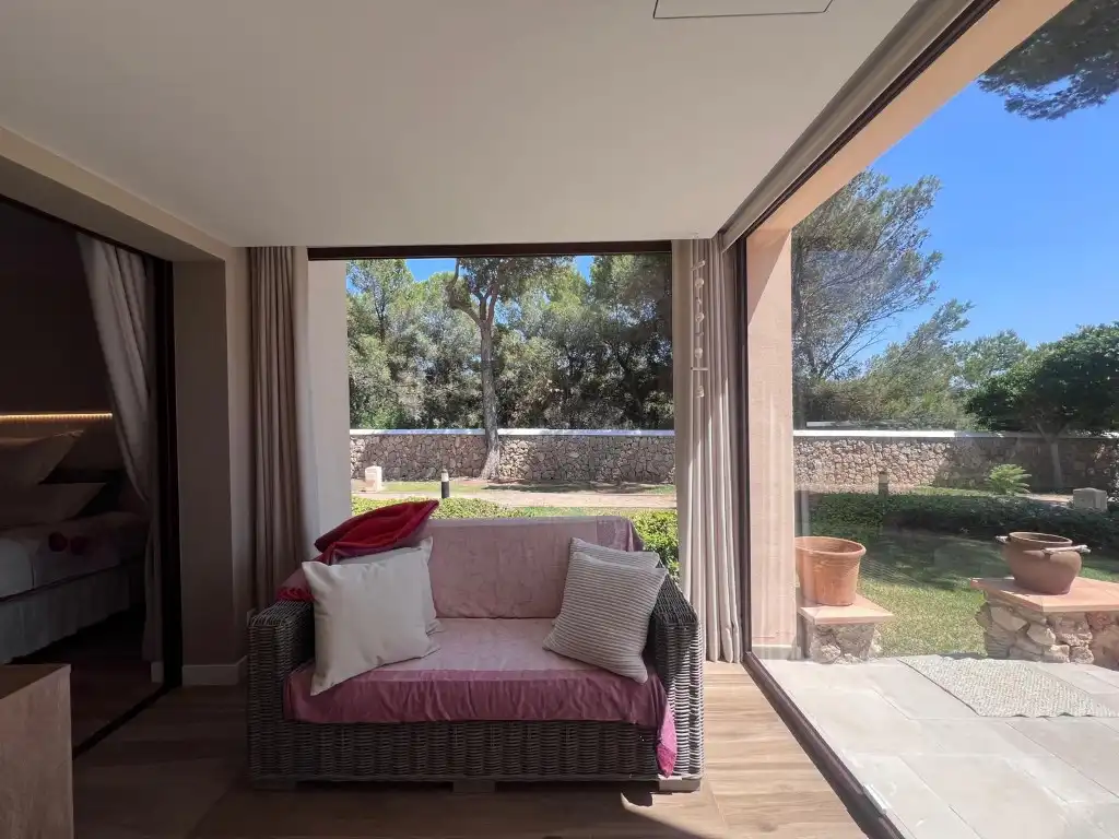 Terrassa de Apartament de lloguer en Calvià amb Aire condicionat, Jardí privat i Terrassa