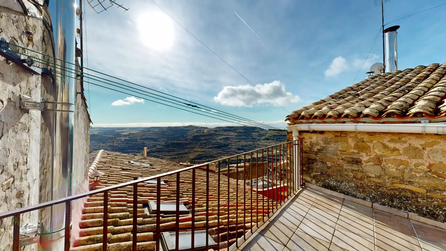 Vista exterior de Casa o chalet en venta en Ujué / Uxue con Calefacción, Parquet y Terraza