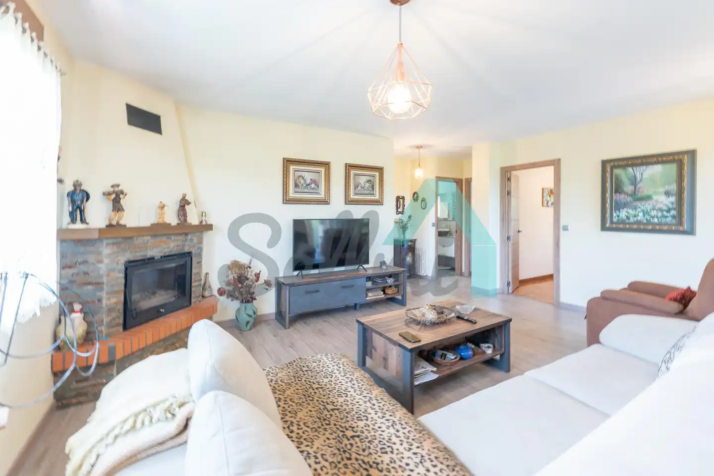 Living room of Houses for sale in Gijón   with Heating, Private garden and Terrace