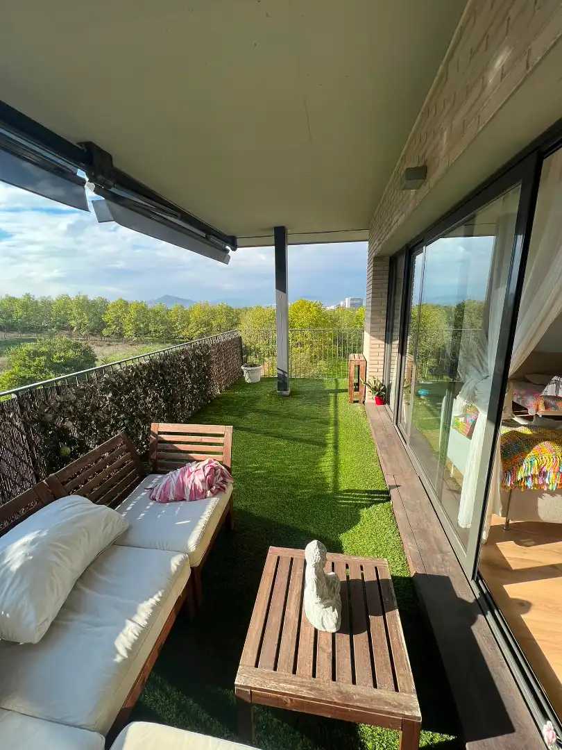 Terrasse von Wohnung zur Miete in Sant Cugat del Vallès mit Klimaanlage, Parkett und Terrasse