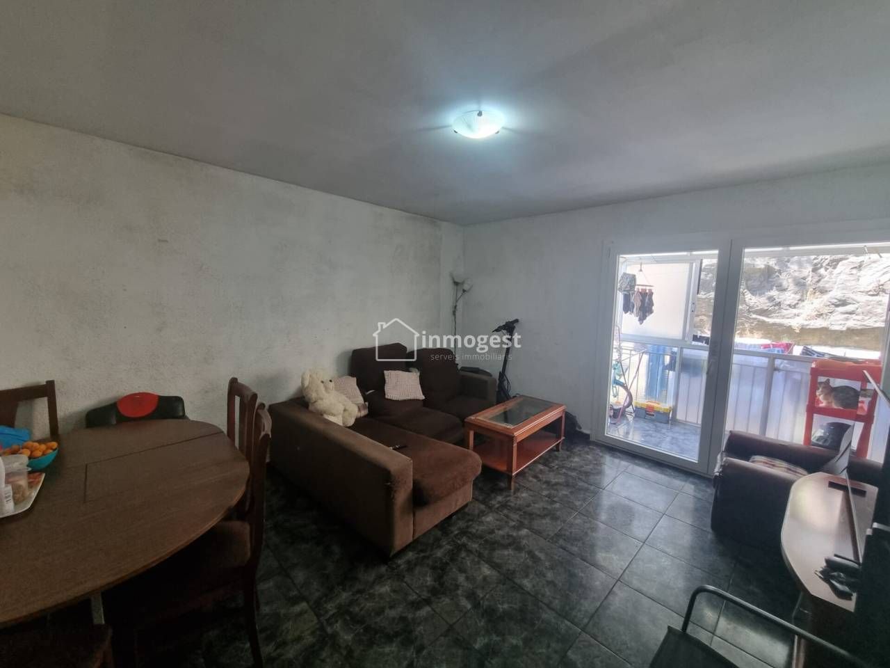 Sala d'estar de Pis en venda en Girona Capital amb Balcó