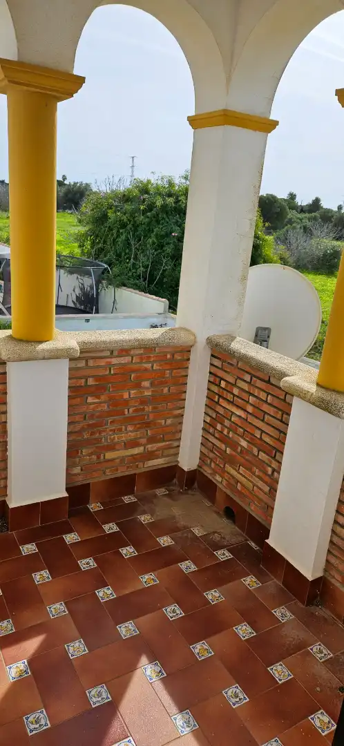 Terrassa de Casa o xalet en venda en Chiclana de la Frontera amb Aire condicionat, Calefacció i Jardí privat