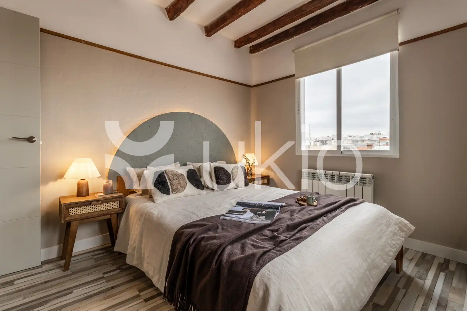 Bedroom of Apartments for rent in Madrid  with Air Conditioner, Heating and Terrace