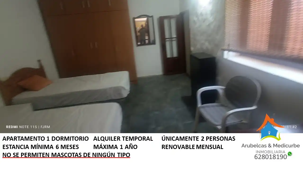 Dormitori de Finca rústica de lloguer en Telde amb Jardí privat, Moblat i Rentadora