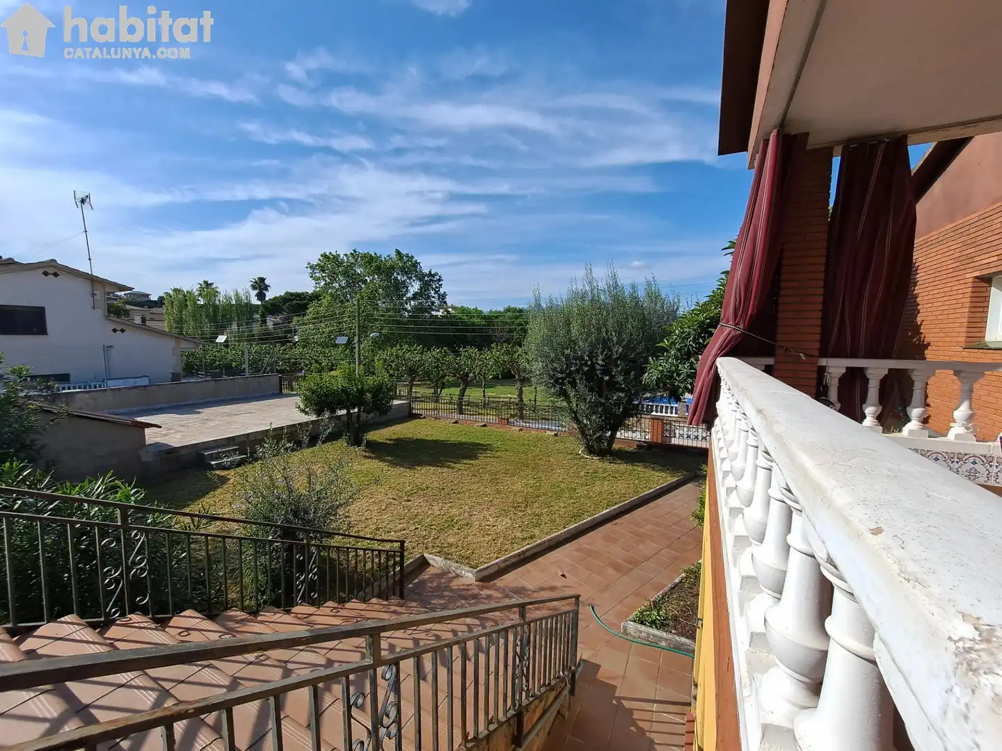 Garden of Houses for sale in Masquefa  with Air Conditioner, Heating and Private garden