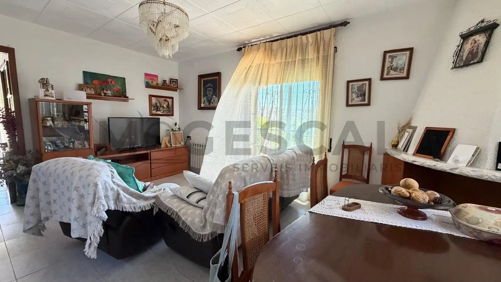 Wohnzimmer von Wohnung zum Verkauf in Caldes de Montbui mit Heizung, Terrasse und Abstellraum