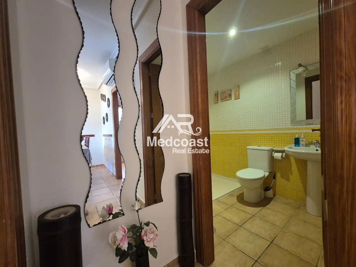 Badezimmer von Wohnung zum Verkauf in Vera mit Klimaanlage, Terrasse und Schwimmbad