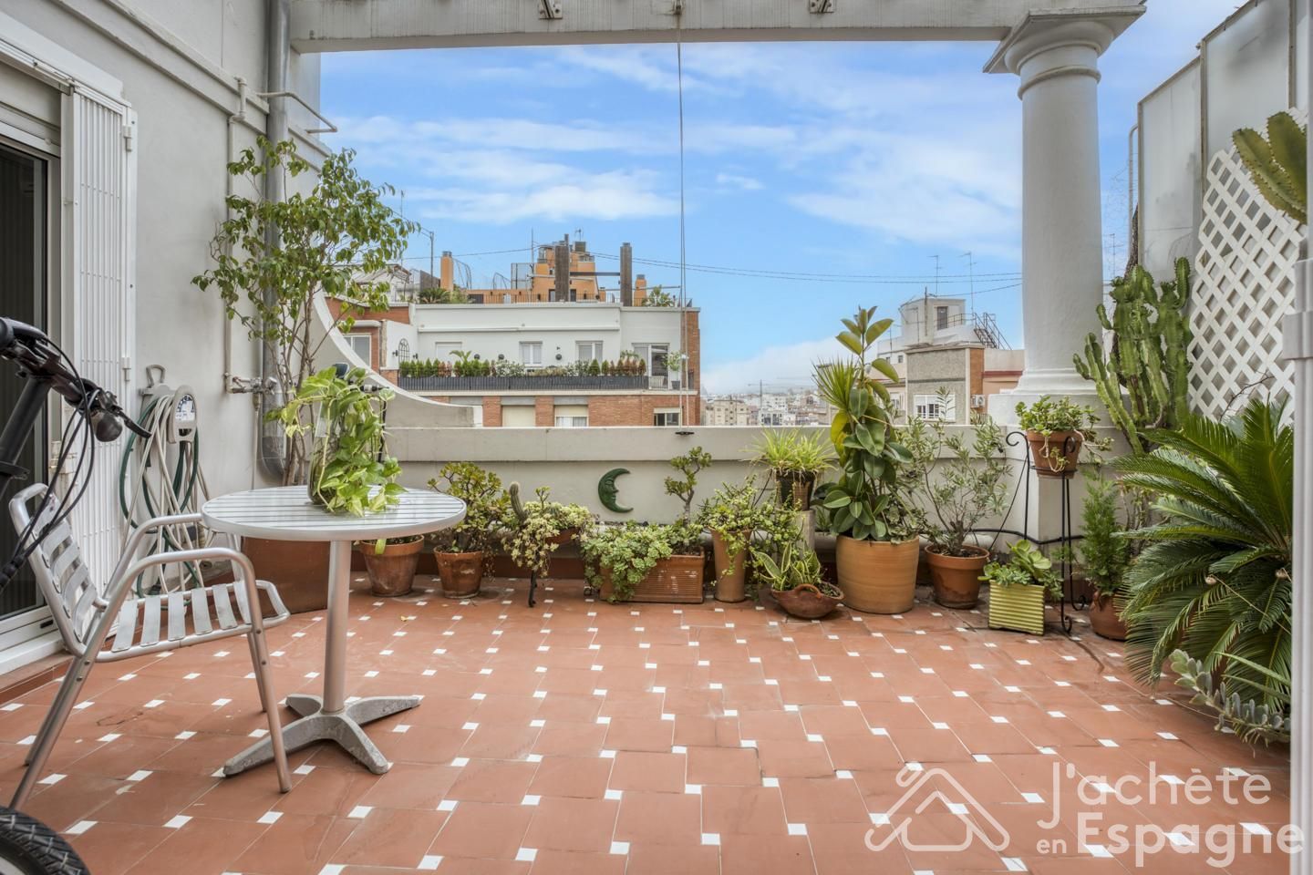 Terrassa de Apartament en venda en  Valencia Capital amb Aire condicionat, Calefacció i Terrassa