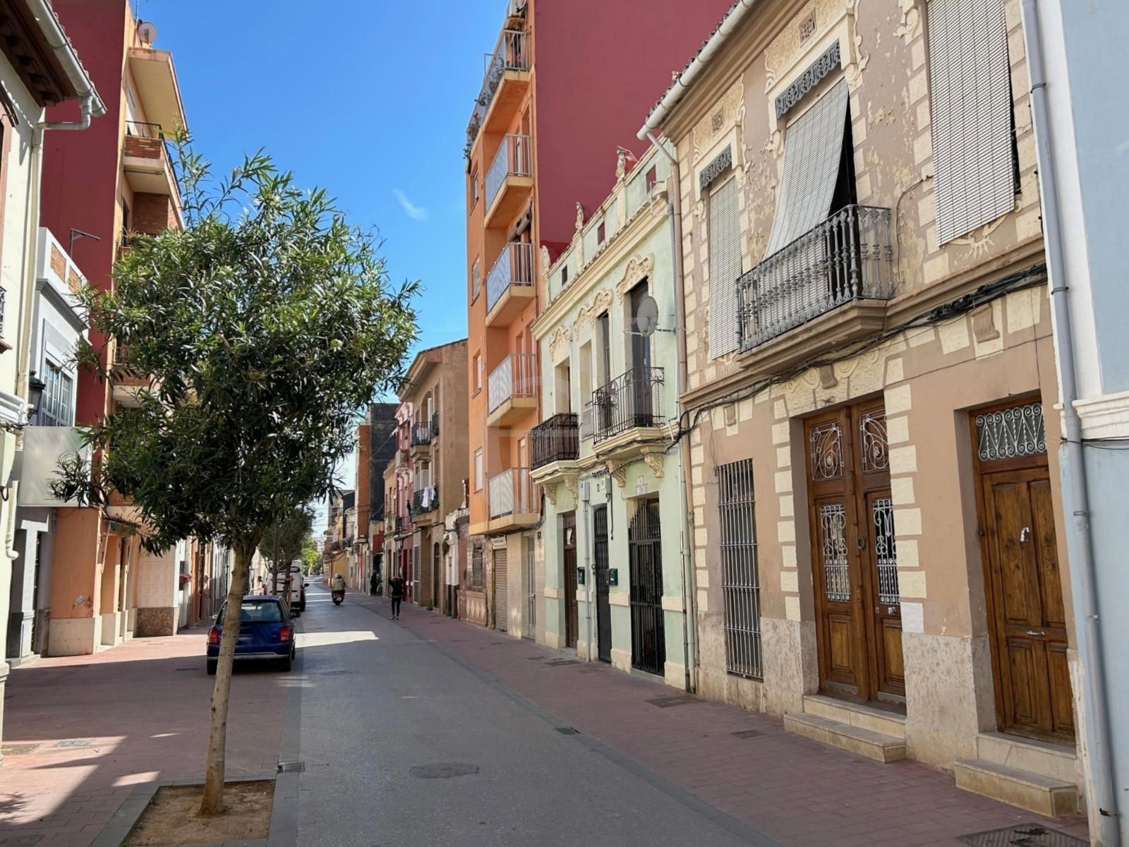 Exterior view of Single-family semi-detached for sale in  Valencia Capital