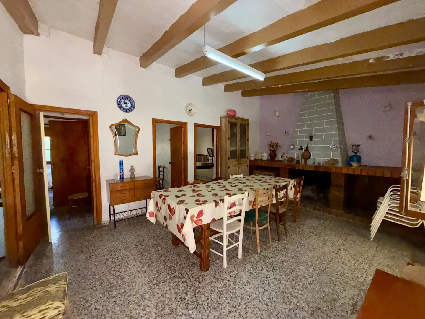 Esszimmer von Country house zum Verkauf in Biar mit Privatgarten, Abstellraum und Schwimmbad