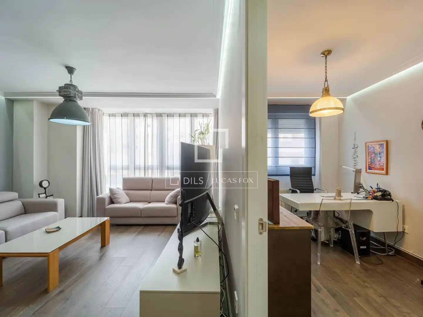 Wohnzimmer von Wohnung zum Verkauf in Valencia mit Klimaanlage, Heizung und Möbliert