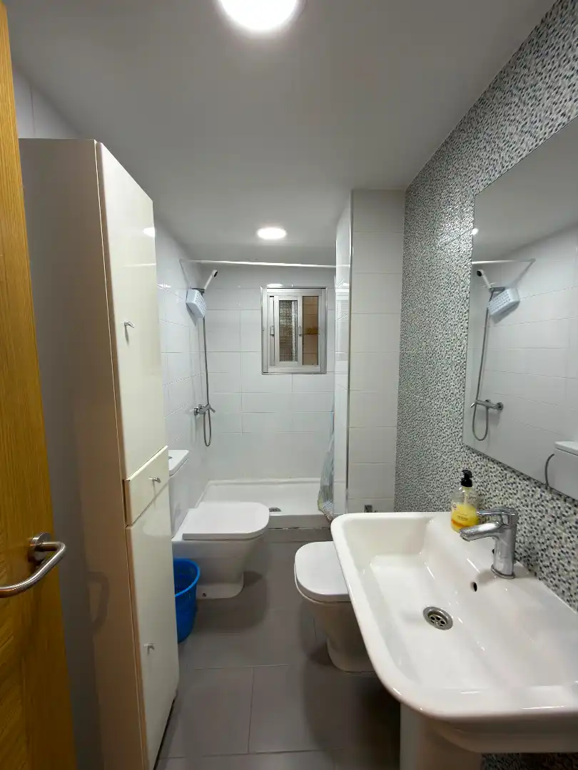 Bathroom of Flat for rent in Granada  with Heating, Parquet flooring and Furnished