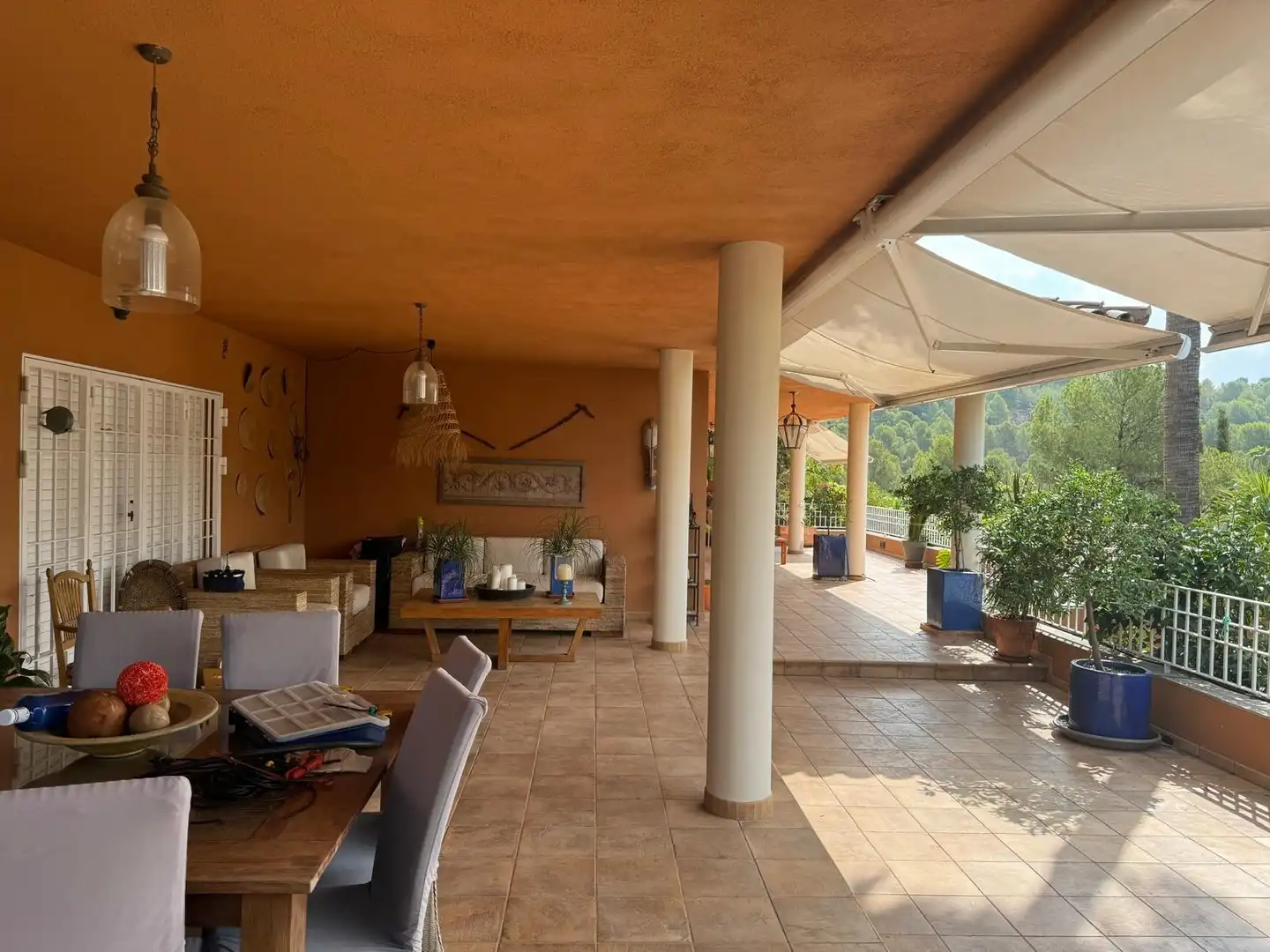 Terrassa de Casa o xalet en venda en Borriol amb Aire condicionat, Jardí privat i Terrassa
