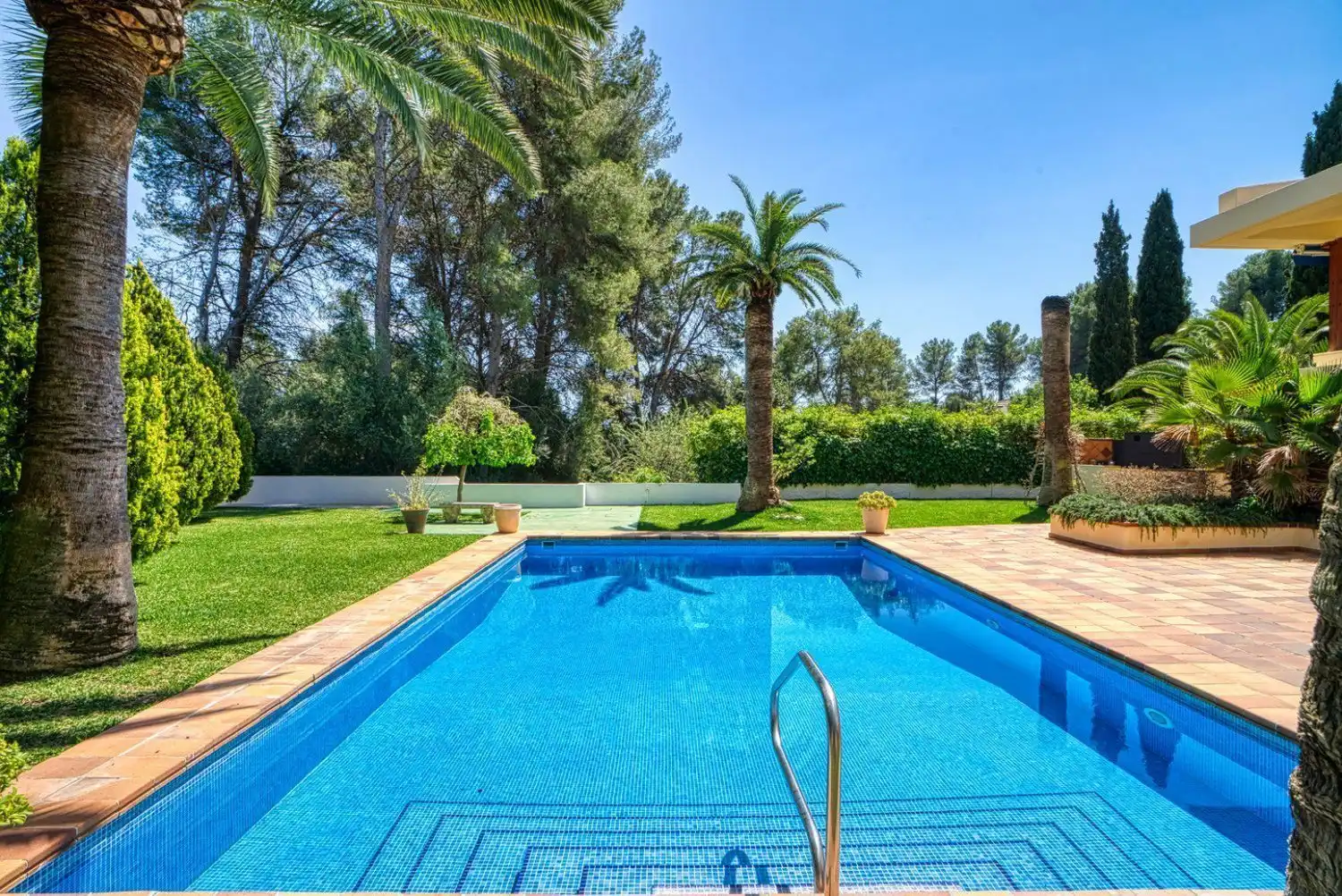 Piscina de Casa o xalet en venda en  Palma de Mallorca amb Aire condicionat, Calefacció i Jardí privat