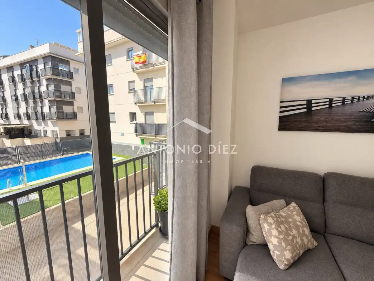 Balcony of Flat for rent in Aspe  with Air Conditioner, Storage room and Balcony