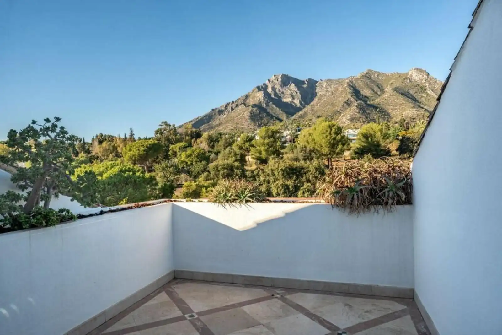 Jardí de Àtic de lloguer en Marbella amb Aire condicionat, Terrassa i Moblat