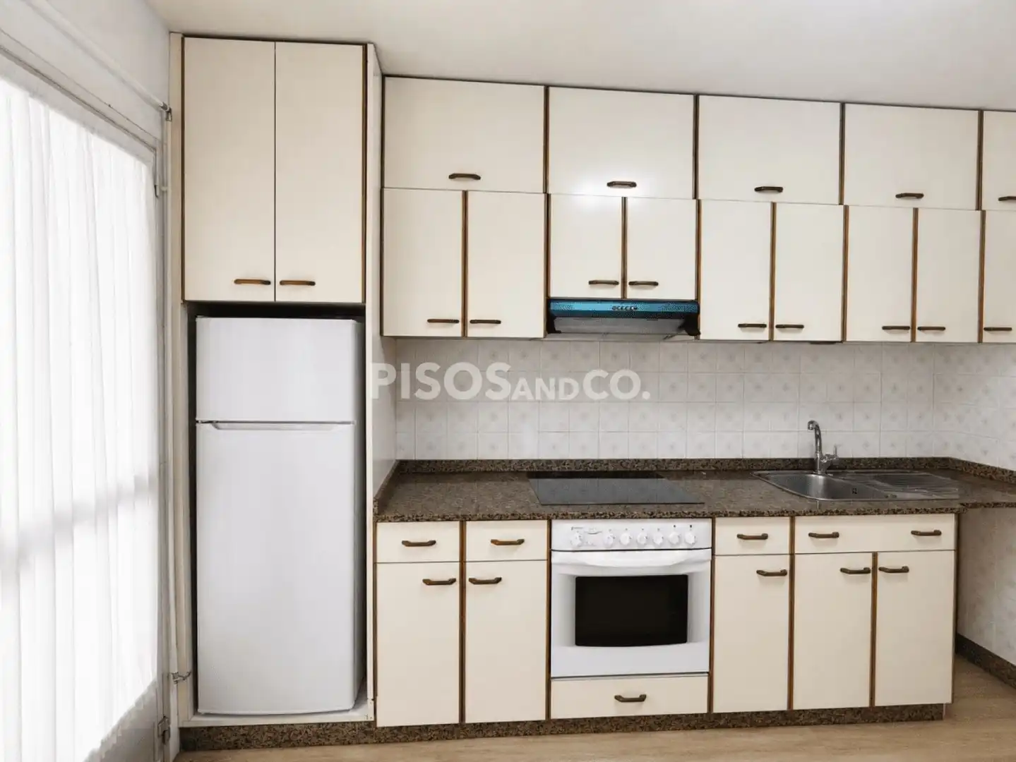 Kitchen of Flat for sale in A Coruña Capital   with Heating, Terrace and Furnished