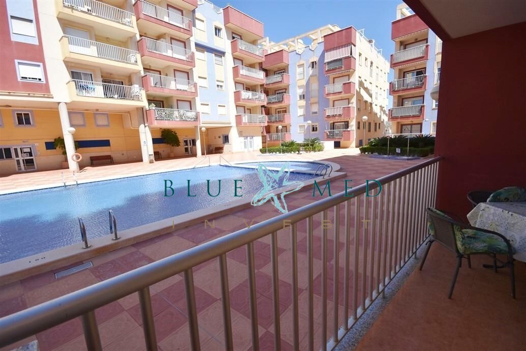 Swimming pool of Apartment for sale in Mazarrón  with Air Conditioner, Heating and Terrace