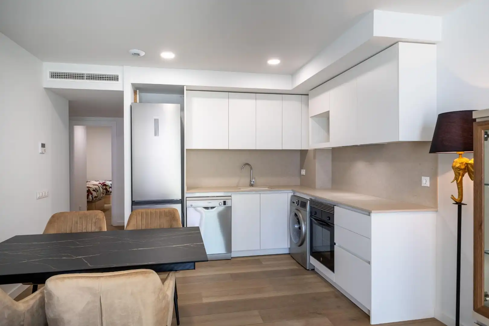 Cocina de Apartamento en venta en El Puig de Santa Maria con Aire acondicionado, Calefacción y Amueblado