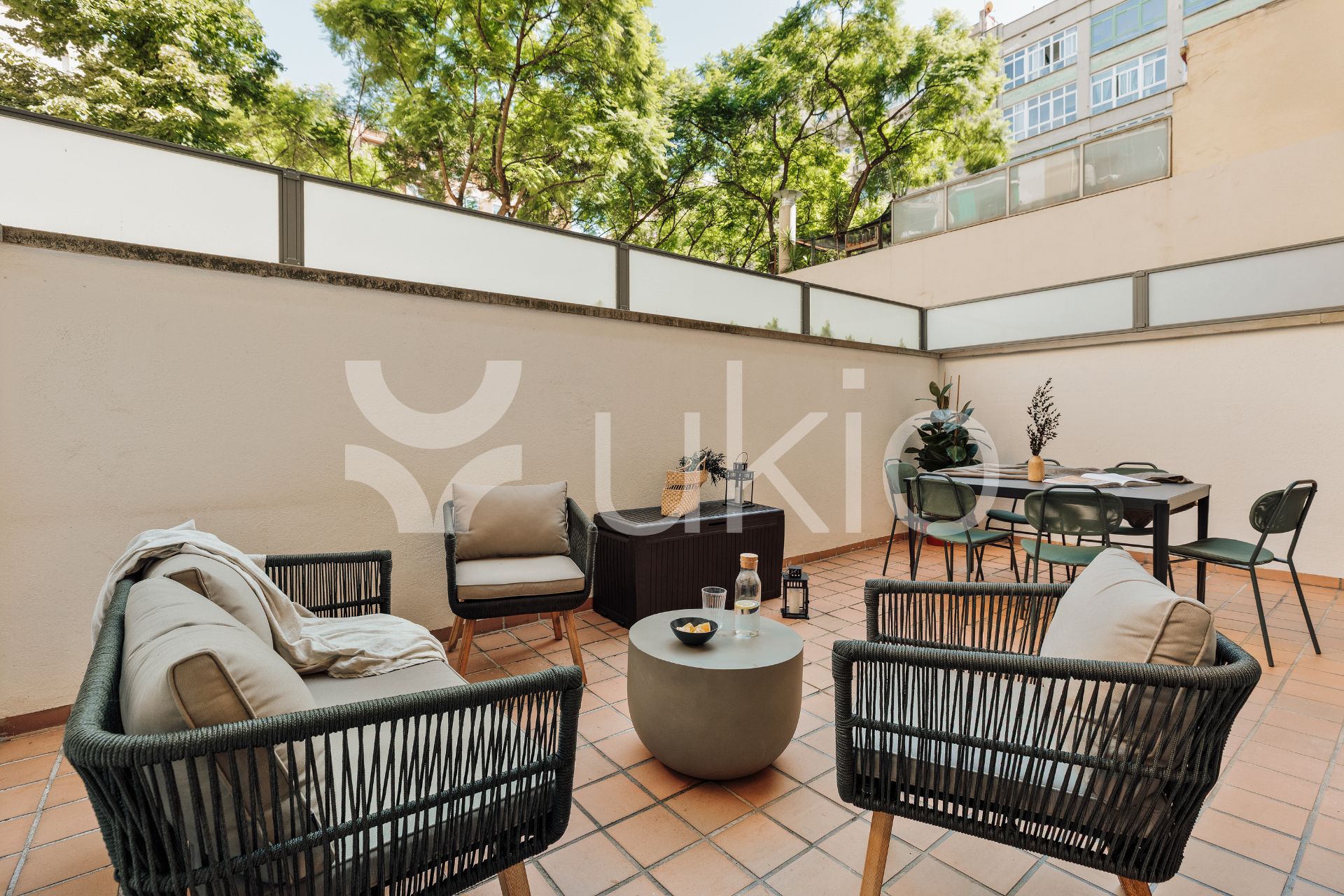 Terrassa de Apartament de lloguer en  Barcelona Capital amb Aire condicionat, Calefacció i Terrassa