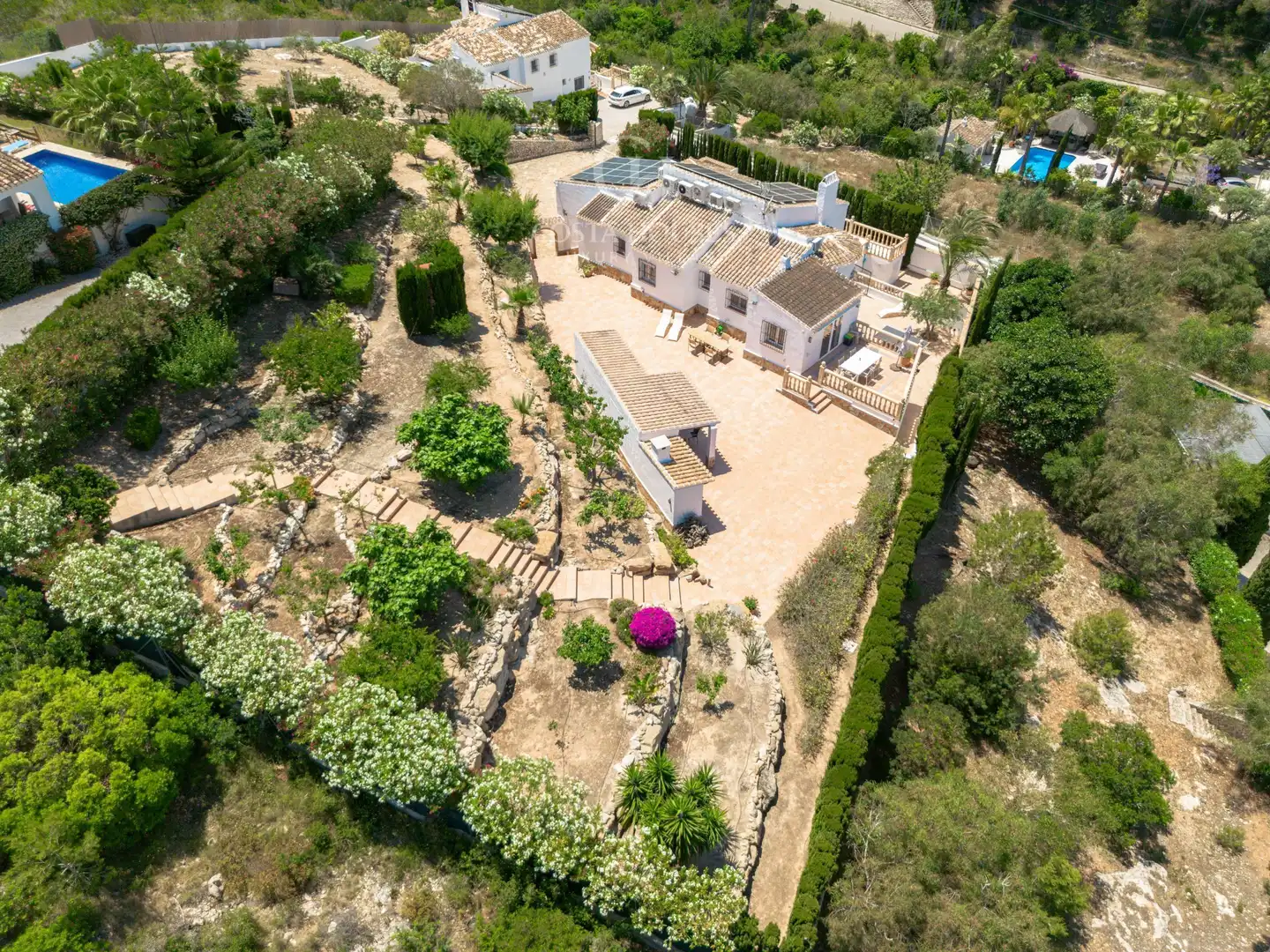 Vista exterior de Casa o chalet en venta en Jávea / Xàbia con Aire acondicionado, Calefacción y Jardín privado
